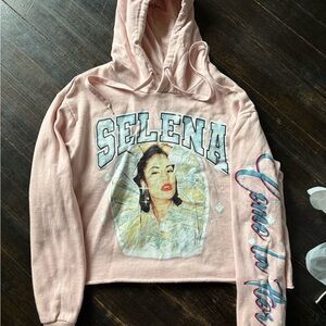 Selena crop top hoodie